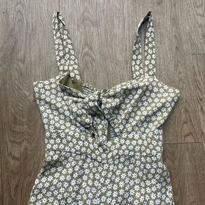 Madewell floral patterned jumpsuit